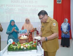 Hadiri Perayaan Hari Jadi Puskesmas Rum Balibunga, Sekda ; Puskesmas Garda Terdepan