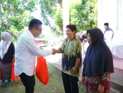 Wujud Nyata Program 100 Hari Kerja, Wawali Salurkan Bantuan Sembako 