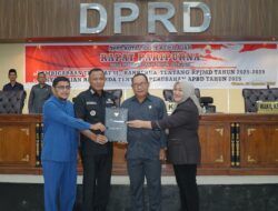 Empat Fraksi DPRD Setujui RPJMD Ditetapkan jadi Perda