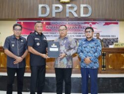 DPRD Terima dan Setujui Ranperda LPP APBD 2024