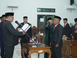 Ketua DPRD Lantik Idham Sabtu sebagai Anggota DPRD Tidore 