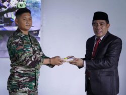 Hadiri Upacara HUT TNI, Wawali : TNI, Garda Terdepan Menjaga Kedaulatan 