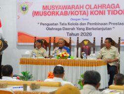 Wawali Resmi Ditetapkan sebagai Ketua Umum KONI Kota Tidore