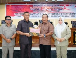 DPRD Tidore Serahkan Rekomendasi LKPJ 2025 ke Wali Kota