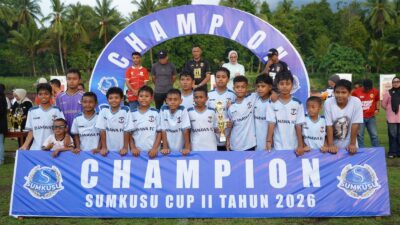 Sepak Bola Usia Dini Berakhir, Wali Kota ; Ini Sarana Pembinaan Mental dan Karakter Generasi Muda 