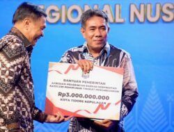 Sukses Tekan Angka Pengangguran, Pemkot Tidore Raih Penghargaan dan Dapat Bantuan Fiskal Rp.3 Miliar dari Kemendagri 