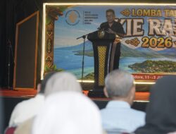 Wawali Ahmad Laiman Buka Lomba Tarian Tradisional Kie Raha