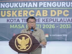 Hadiri Orientasi Politik PKB, Sekda Tidore ; Parpol Memiliki Peran Strategis Bangun Daerah